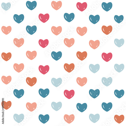 heart pattern , heart background ,heart vector texture