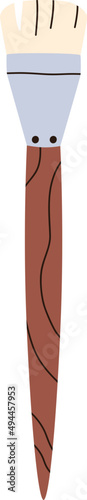 Paintbrush Colored Illustration