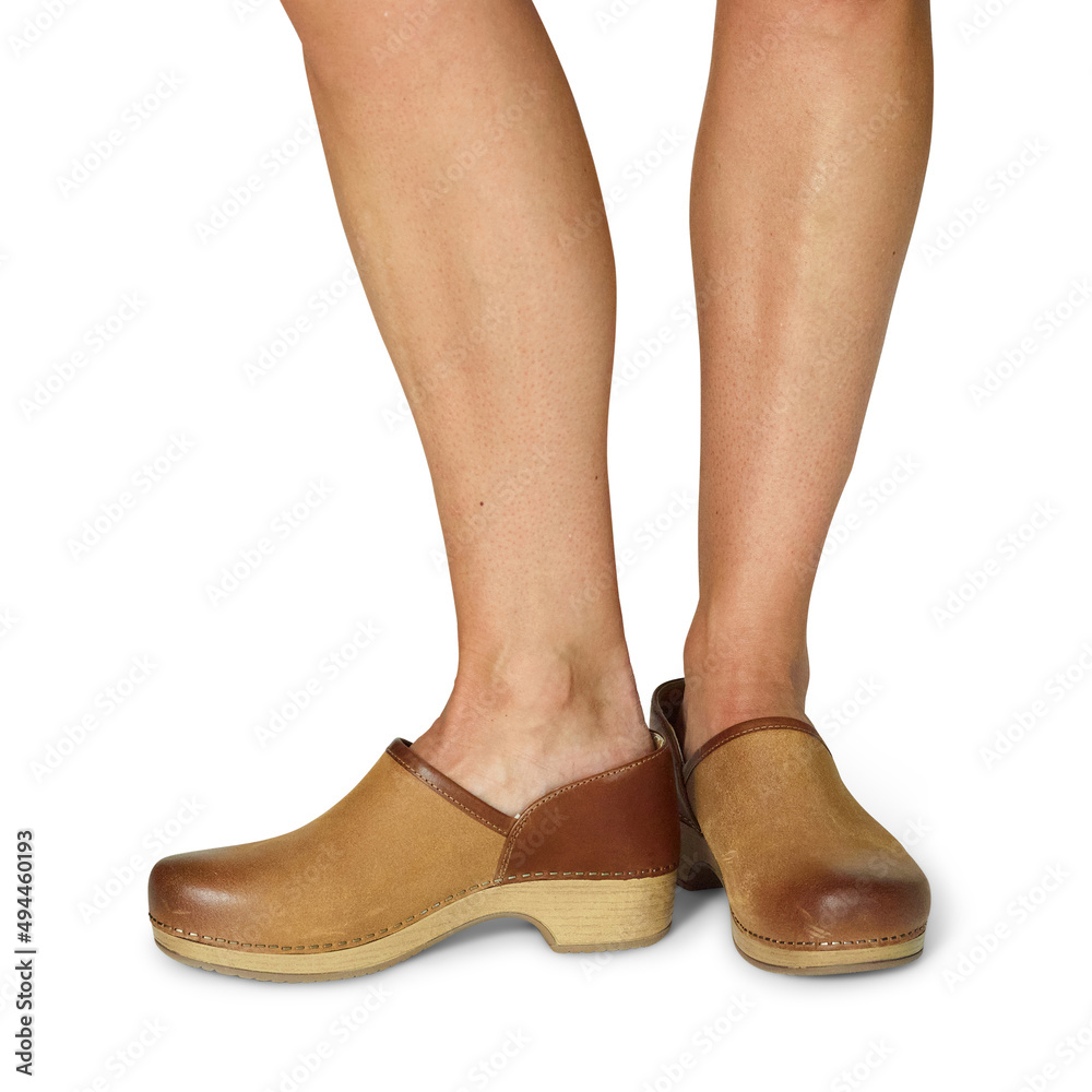 Women's Fashion Shoes Boots Posing Standing Women's Fashion Shoes Boots Posing Standing