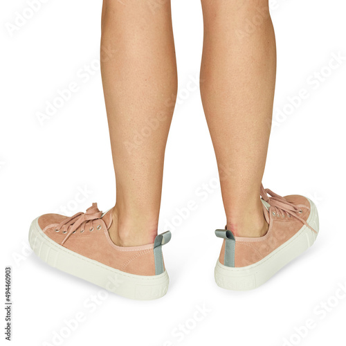 Women's Fashion Shoe Styles Worn by Model