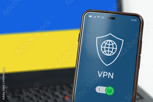 Obraz na plátně VPN in Ukraine