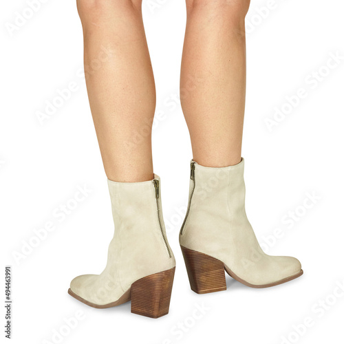 Women's Fashion Shoe Styles Worn by Model