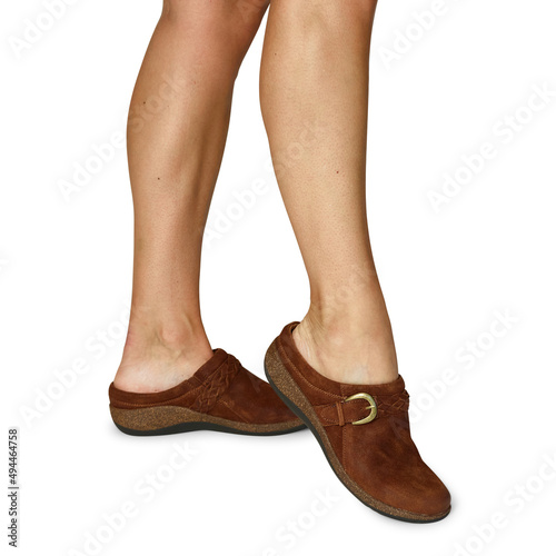 Women's Fashion Shoes Posing Walking Standing