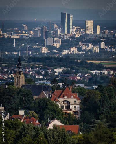 The cityscape of Kronberg im Taunus in the Hochtaunuskreis district, Hesse, Germany photo