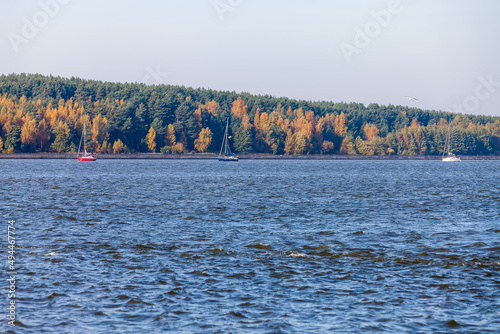 Aquatory of the port of Klaipeda, Lithuania photo