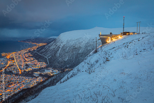 Tromso Bridge, Tromso is a city in Tromso Municipality in Troms og Finnmark county, Norway