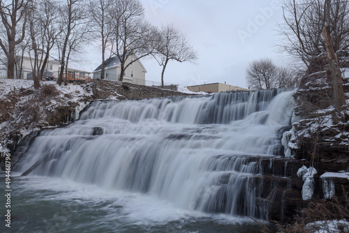 Beautiful view of the Glen Falls in  Williamsville, New York photo