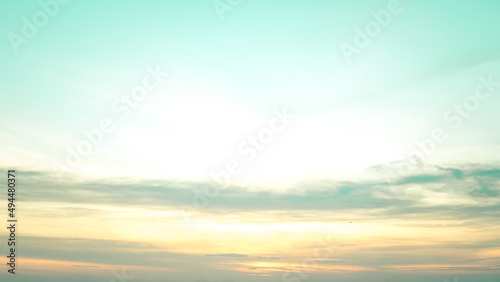 sunset sky with clouds