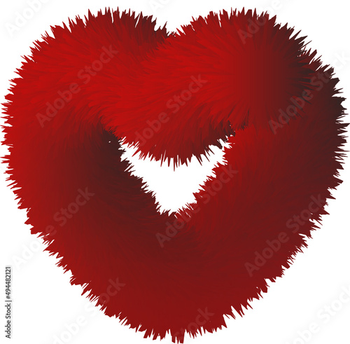 serce heart love valentines woman red deep passion creative