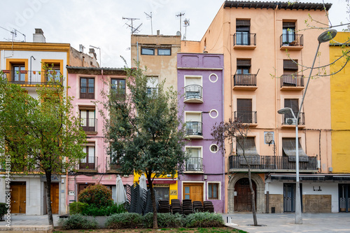 houses of tudela in spain photo