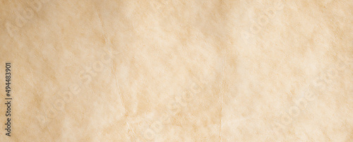 Texture di pergamena, vecchia carta formato banner photo