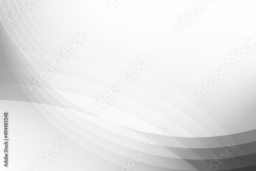 Abstract white and gray color, modern design background with geometric shape. Vector illustration. 