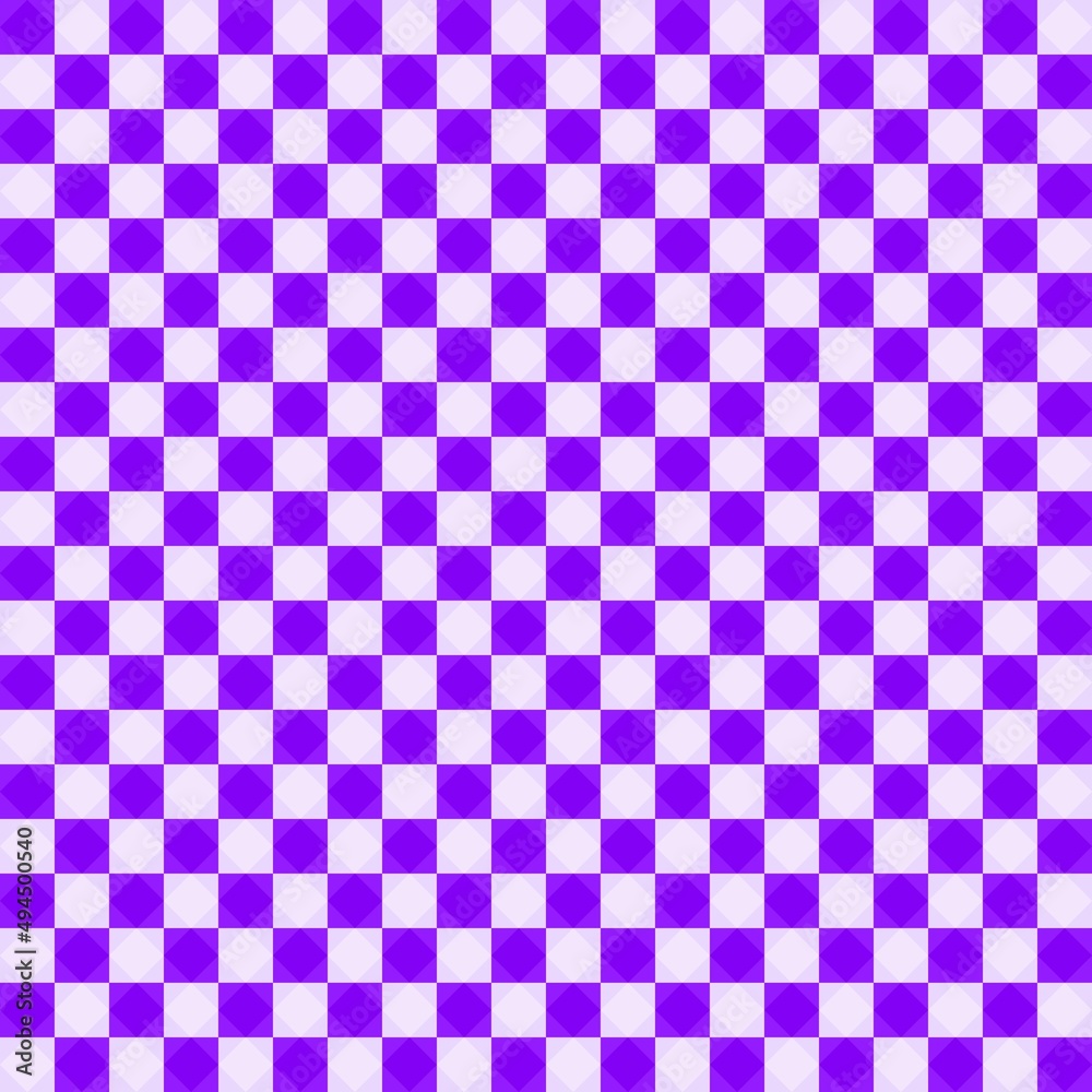Fototapeta premium Fabric textile purple abstract background checkered texture wallpaper pattern seamless vector illustration