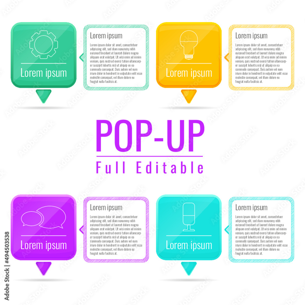 Obraz premium vector elements for infographics fully editable