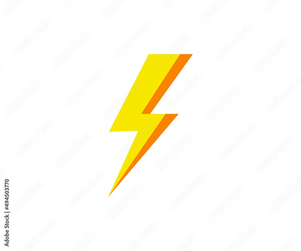 Lightning Electricity Power Logo Icon Template. Electric Icon Vector. Lightning Electricity Power Logo Icon Template. Electric Icon Vector.