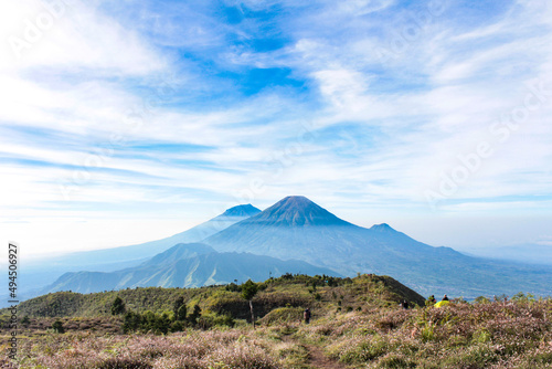 Beautifull Mountain View at Prau Mountain Indonesia