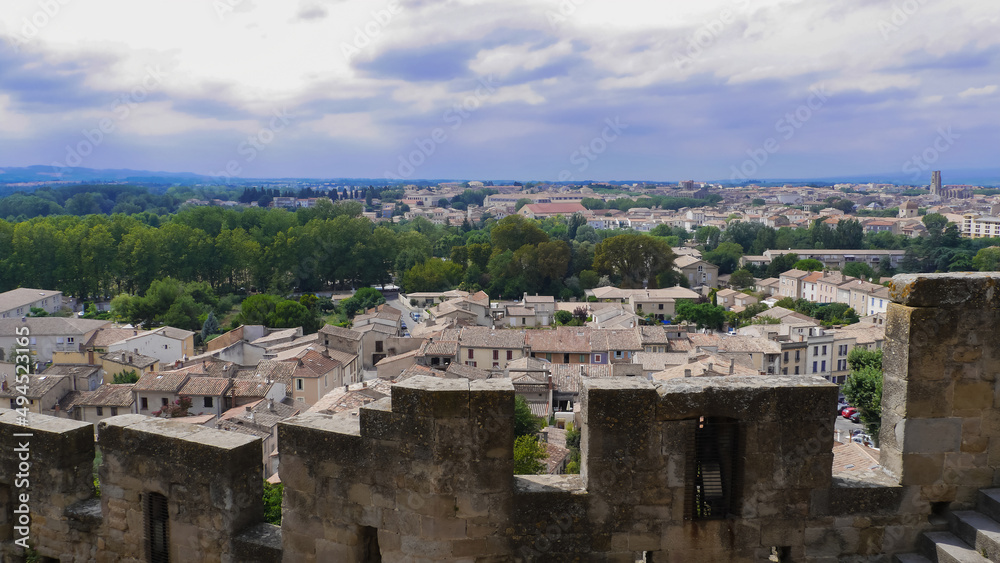 View of the city of Carcassonne, France/Vue de la Cité de Carcassonne, France