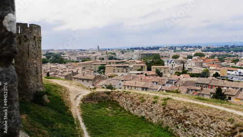 View of the city of Carcassonne, France/Vue de la Cité de Carcassonne, France