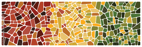 Colourful stone mosaic texture vector