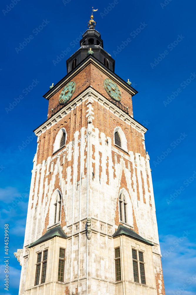 The Town Hall Tower of Krakow,  Poland