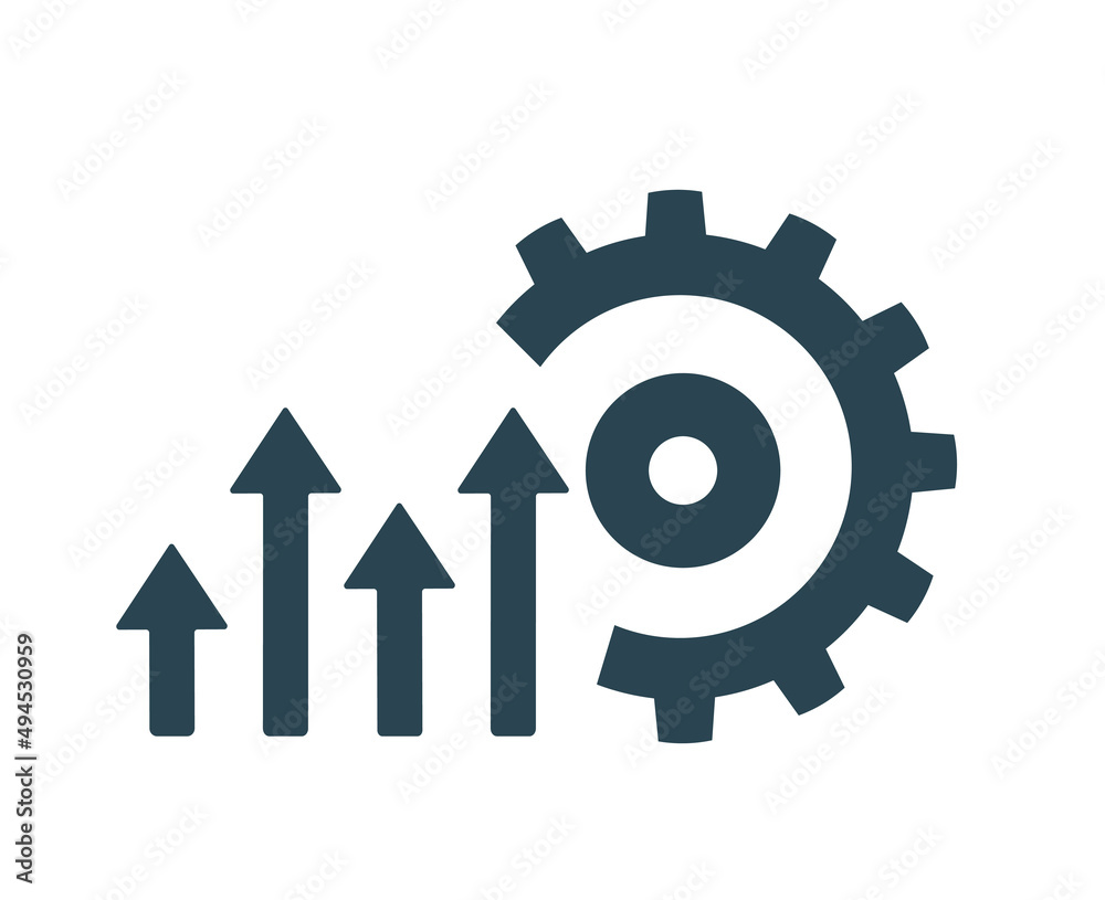 Vector illustration, logo, icon. Settings and maintenance. Isolated on a white background.