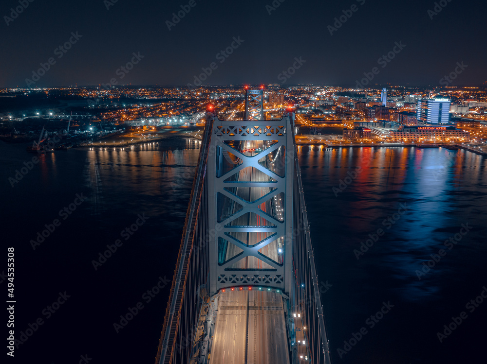 Fotografie Ben Franklin Bridge Philadelphia