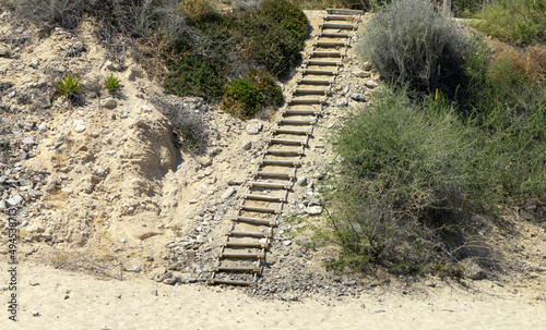 Coastal stairsteps photo