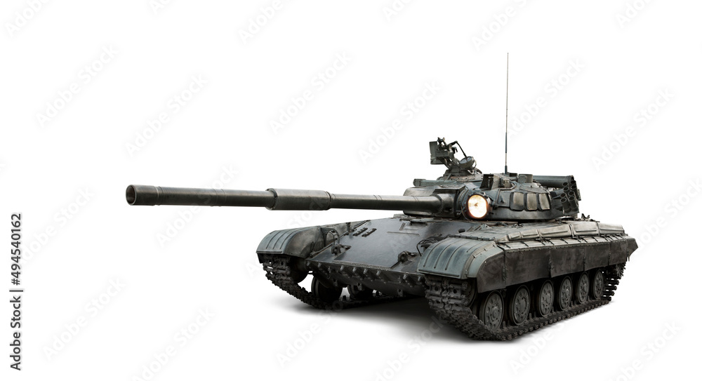 Ukainian heavy armored tank on an isolated background. Ukainian heavy armored tank on an isolated background.