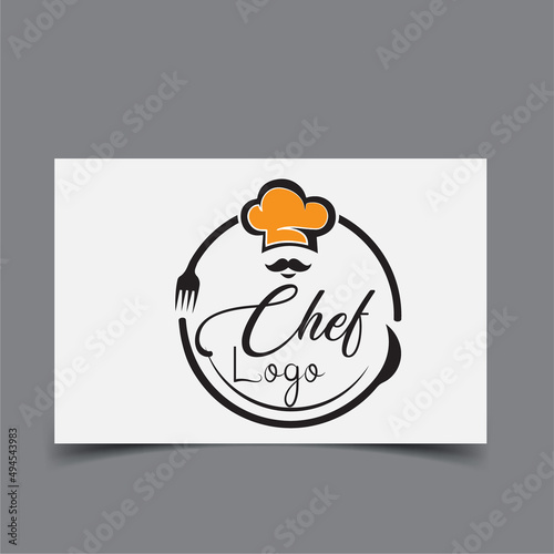 Professional Chef and restaurant logo  photo