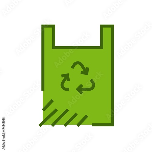 Wallpaper Mural Recyclable package icon. Eco friendly vector illustration. Torontodigital.ca