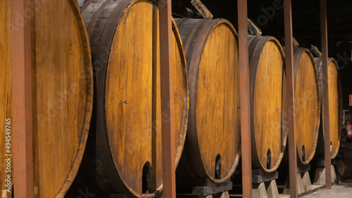 wine barrels, cider barrels