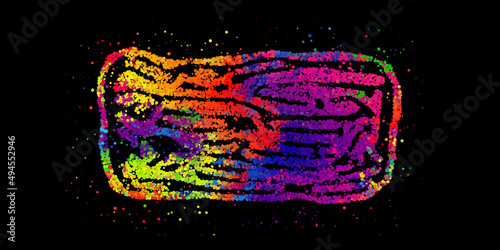 Bright abstract image in a ...