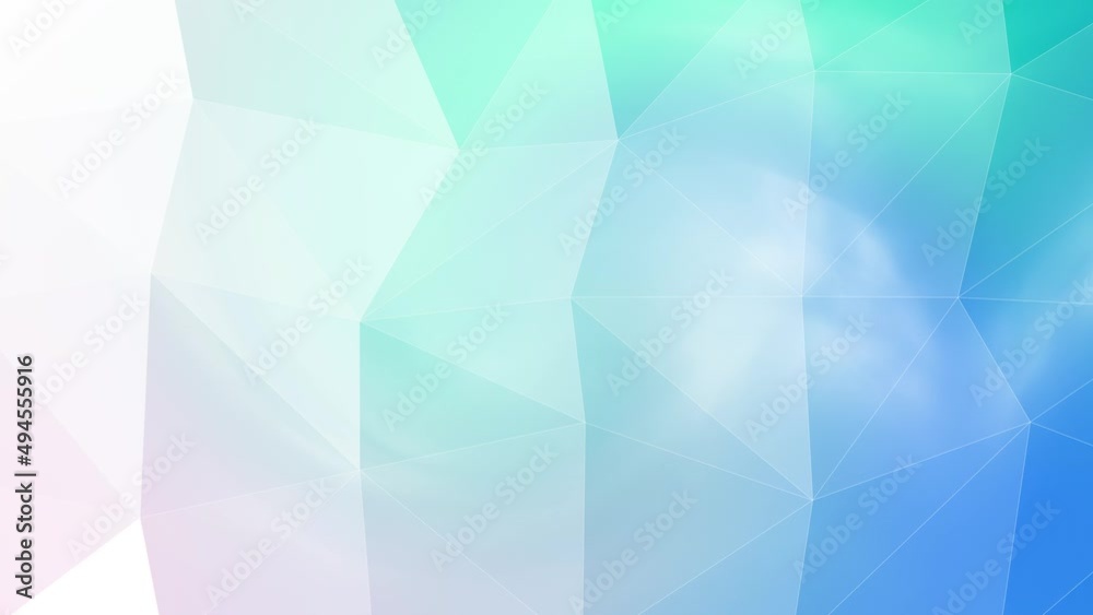 Looping abstract bright triangle pattern backgrounds.