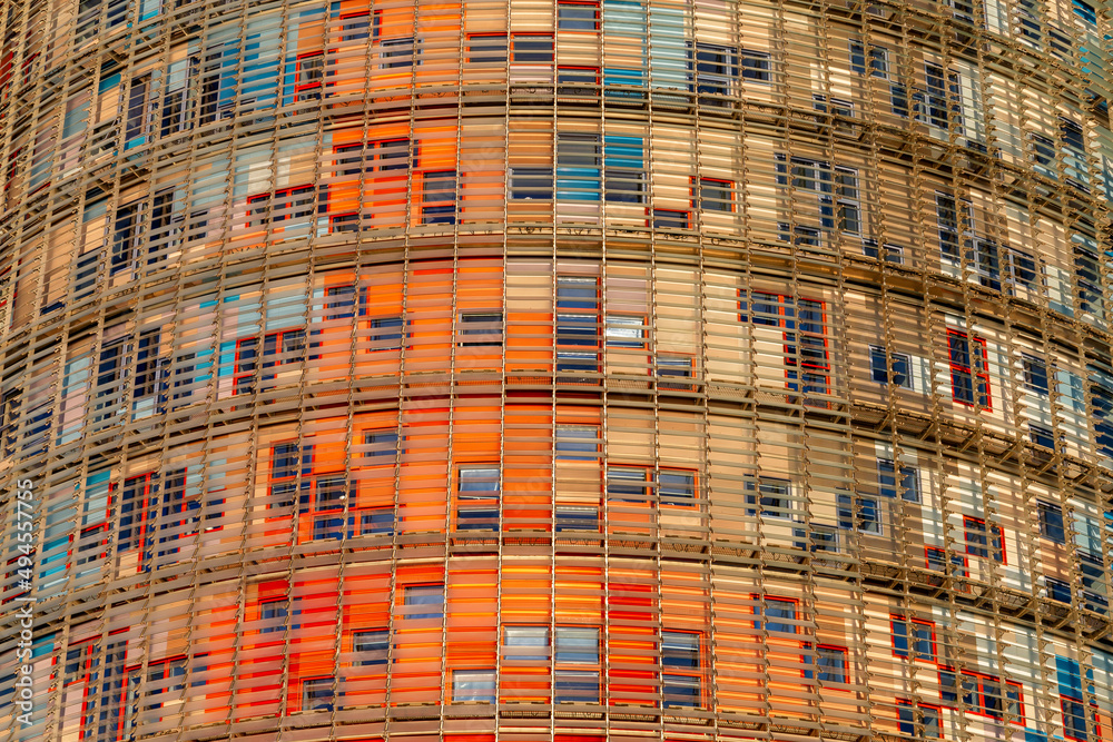 Barcelona city modern building