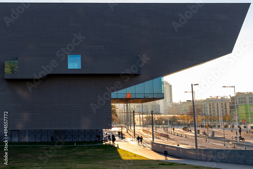 Barcelona city modern building