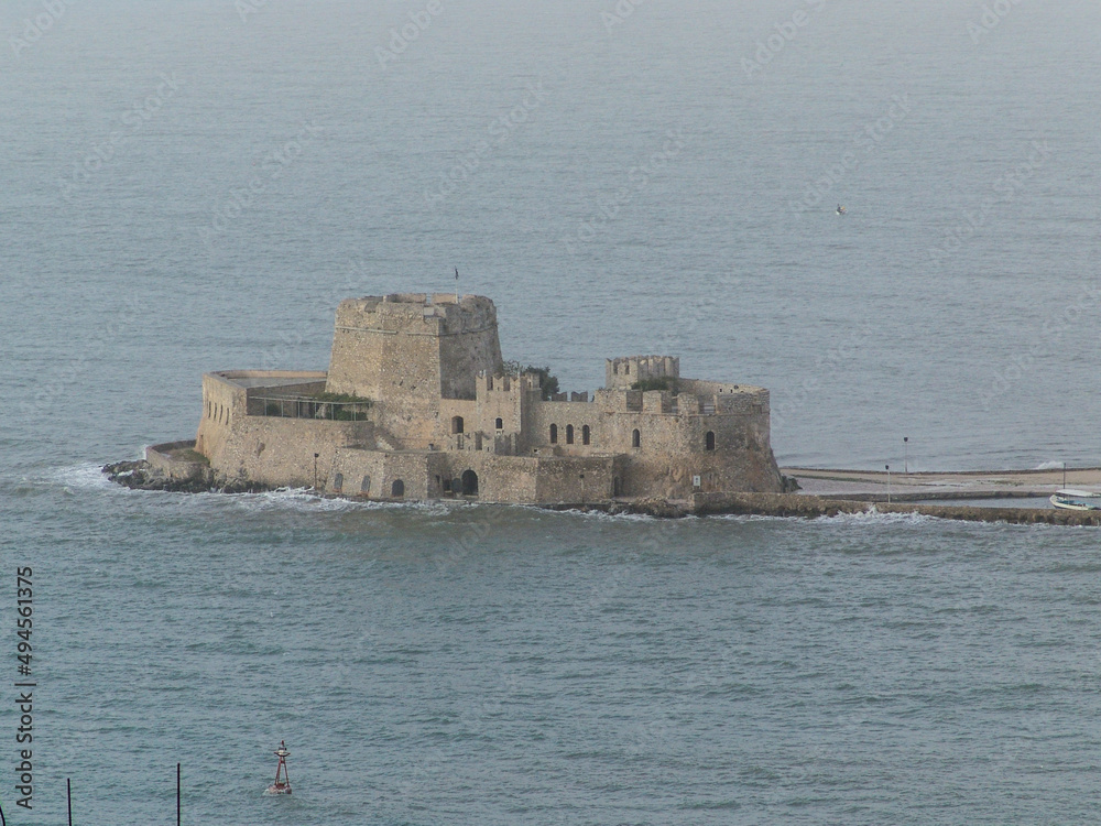 Palamidi fortress in the town of Nafplio Greece