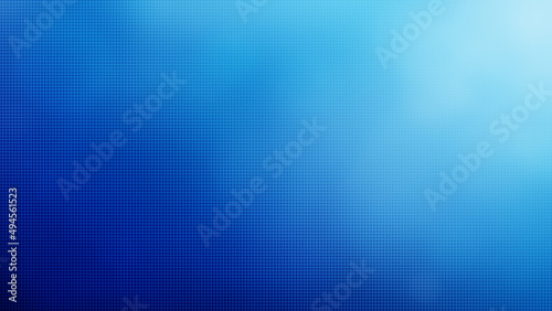 Abstract blue halftone pattern on blurred blue color gradient background. 4k resolution. Dotted pattern for template, brochure, business card, web page etc.