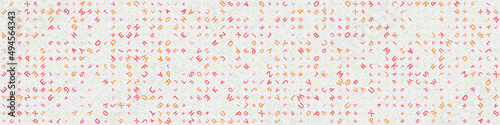 Abstract Geometric Pattern generative computational art illustration