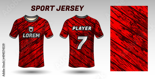 sport jersey design fabric textile template