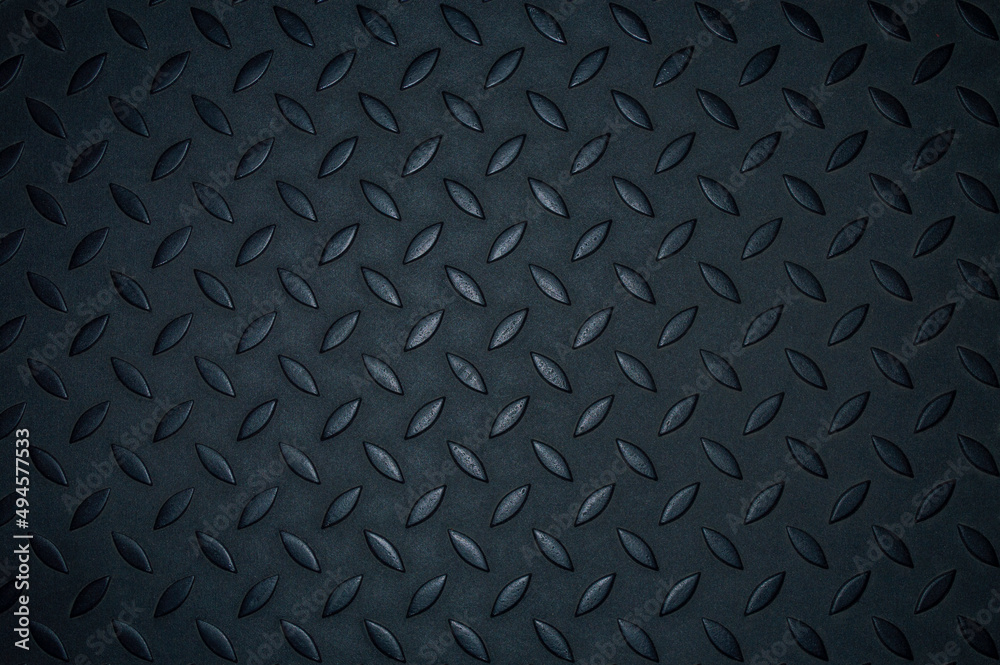 A floor pattern diamond plate metal steel background seamless texture - obrazy, fototapety, plakaty 