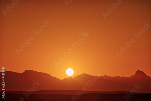 Sunball over Chisos © Colton