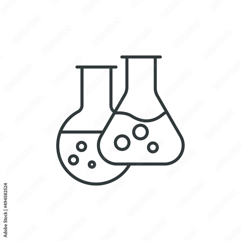 Chemistry icons symbol vector elements for infographic web Chemistry icons symbol vector elements for infographic web