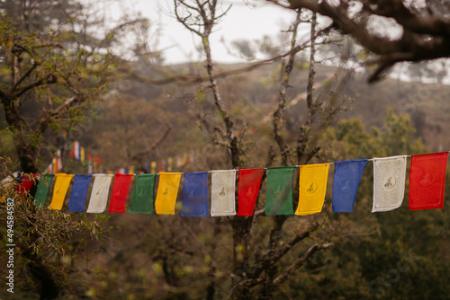 tibetan flags photo