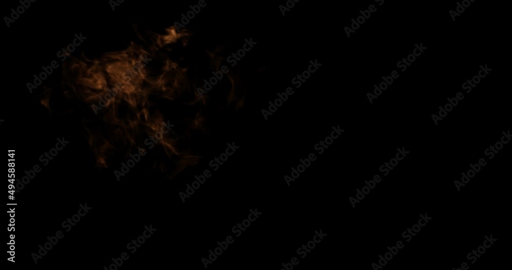 Flame of fire with alpha channel for your logo or intro.