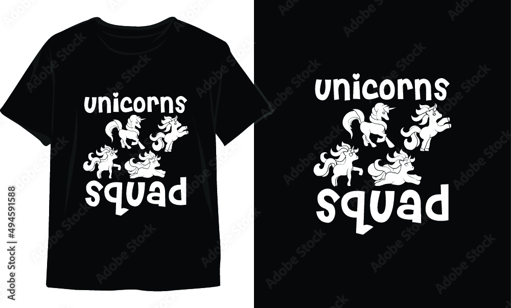 Unicorns Squad-Unicorn t-shirt design. Unicorn SVG Design. Unicorn vector. Unicorns Squad-Unicorn t-shirt design. Unicorn SVG Design. Unicorn vector.