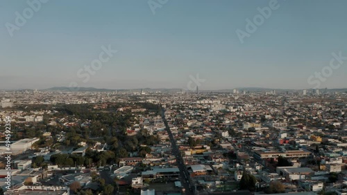 Wallpaper Mural Aerial View Of Puebla Municipality In Mexico During Daytime - drone shot Torontodigital.ca
