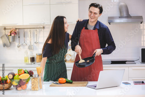 young couple person having ...
