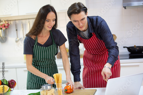 young couple person having ...