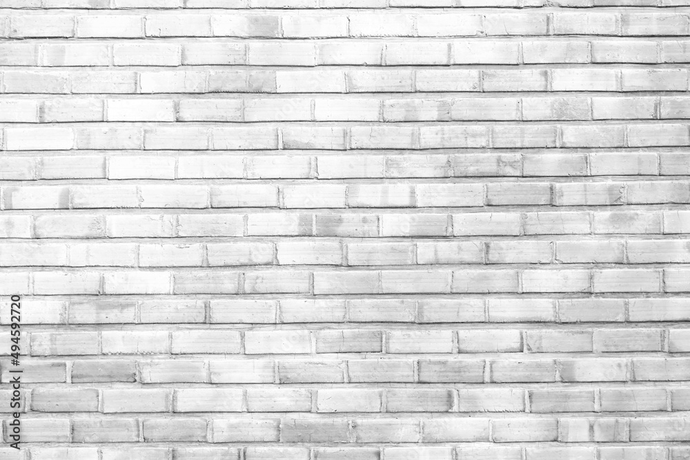 Obraz premium Modern white brick wall texture for background