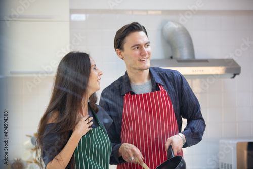 young couple person having ...